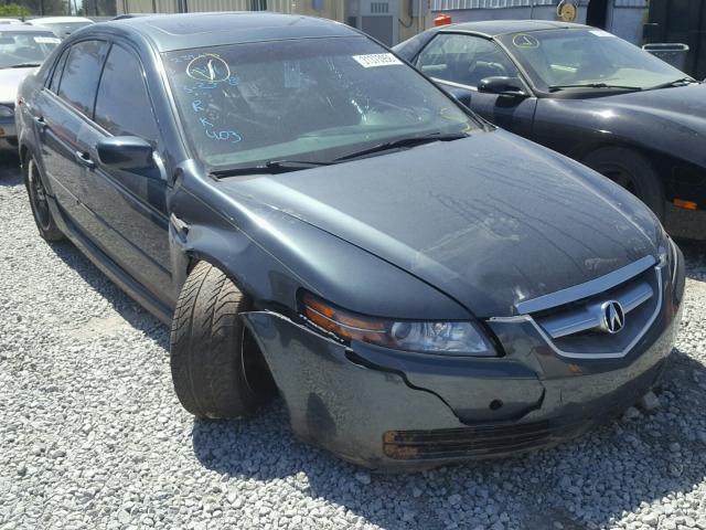 19UUA66235A022314 - 2005 ACURA TL GREEN photo 1