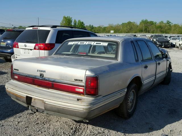 1LNCM83W5MY664085 - 1991 LINCOLN TOWN CAR C TAN photo 4