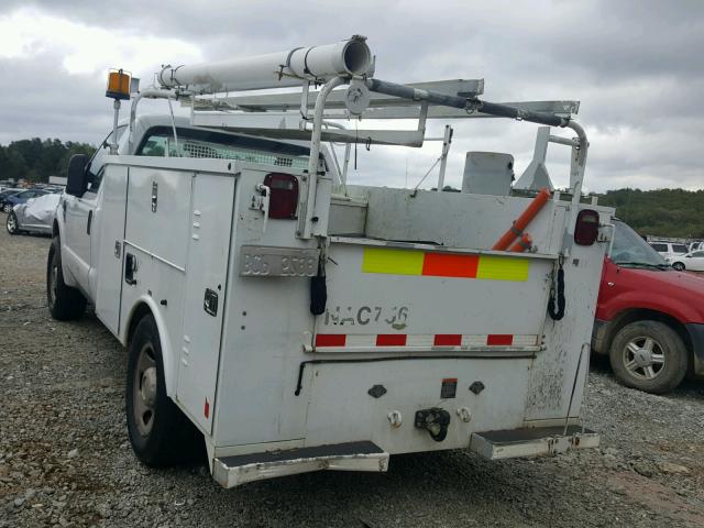 1FDWF30558EC54271 - 2008 FORD F350 SRW S WHITE photo 3