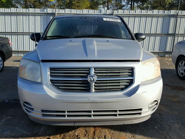 1B3CB4HA8AD534225 - 2010 DODGE CALIBER SX SILVER photo 9