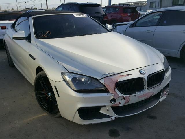 WBALZ3C53CDL73071 - 2012 BMW 650 I WHITE photo 1