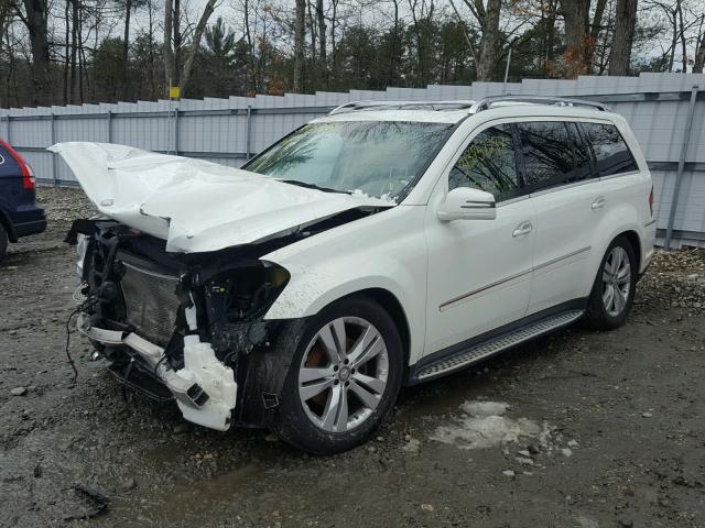 4JGBF7BE8BA698133 - 2011 MERCEDES-BENZ GL 450 4MA WHITE photo 2