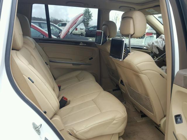 4JGBF7BE8BA698133 - 2011 MERCEDES-BENZ GL 450 4MA WHITE photo 6