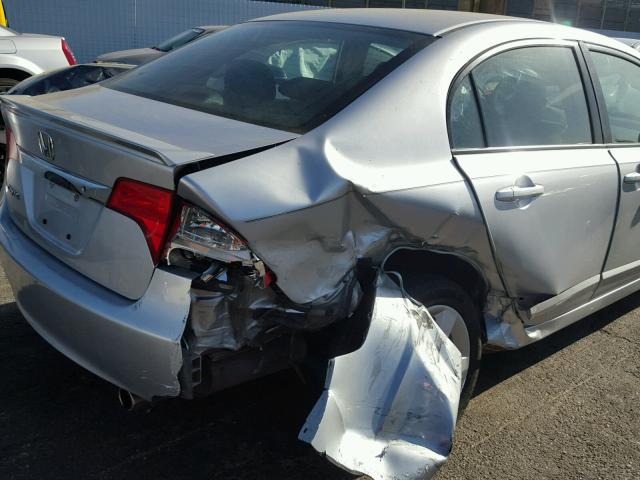 19XFA1F66BE015251 - 2011 HONDA CIVIC LX-S SILVER photo 9