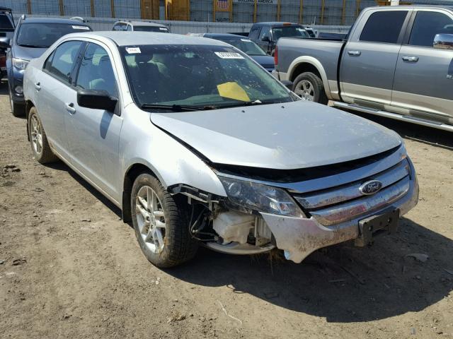 3FAHP0GA3CR136114 - 2012 FORD FUSION S SILVER photo 1