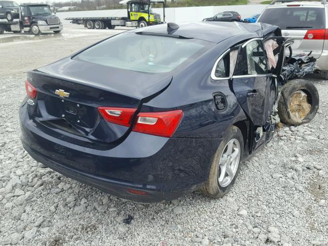 1G1ZB5ST7HF139405 - 2017 CHEVROLET MALIBU LS BLUE photo 4