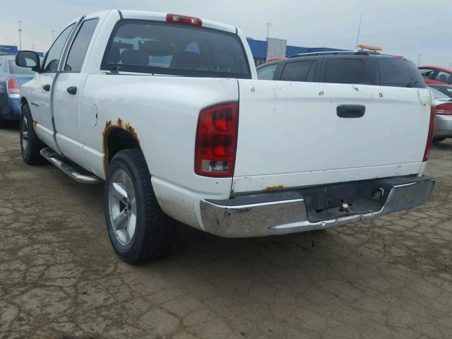 1D7HA18N14J252996 - 2004 DODGE RAM 1500 S WHITE photo 3