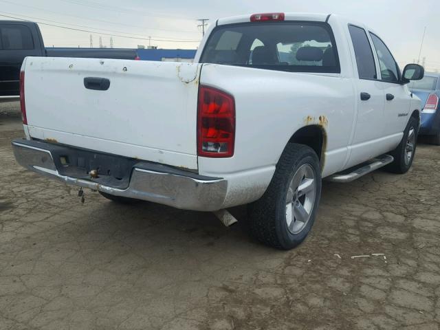 1D7HA18N14J252996 - 2004 DODGE RAM 1500 S WHITE photo 4