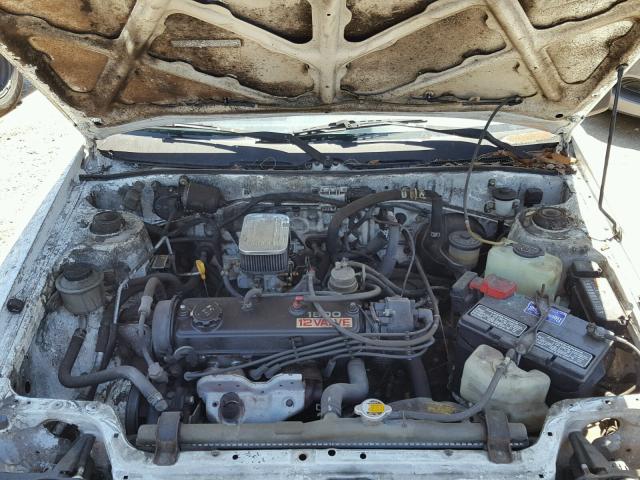 JT2EL31F3L0537489 - 1990 TOYOTA TERCEL WHITE photo 7