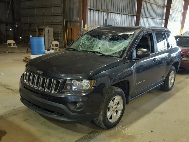 1C4NJCBA8ED594394 - 2014 JEEP COMPASS SP BLUE photo 2