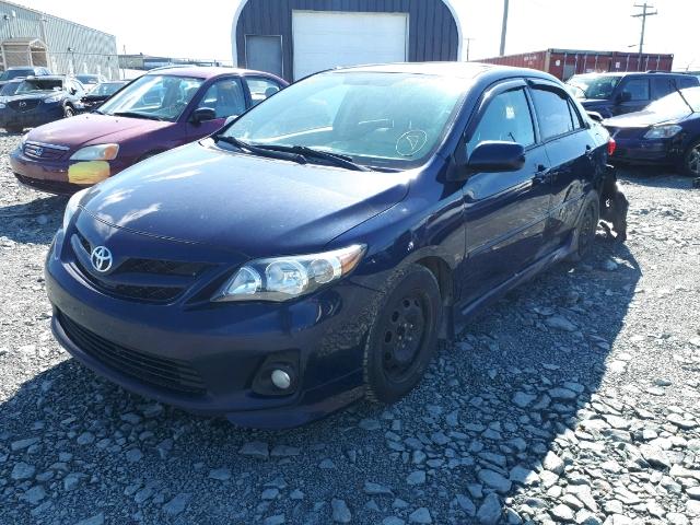 2T1BE4EE0CC049635 - 2012 TOYOTA COROLLA XR 蓝色 照片 2