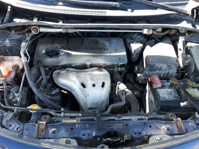 2T1BE4EE0CC049635 - 2012 TOYOTA COROLLA XR 蓝色 照片 7