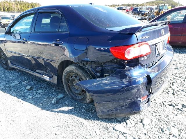 2T1BE4EE0CC049635 - 2012 TOYOTA COROLLA XR 蓝色 照片 9