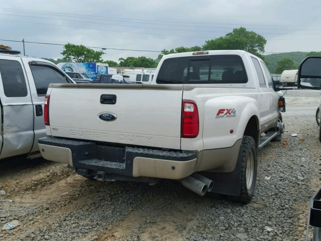 1FTWW3DR1AEB01605 - 2010 FORD F350 SUPER WHITE photo 4