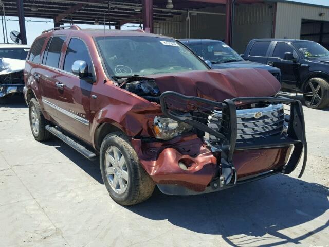 1A8HX58N88F138639 - 2008 CHRYSLER ASPEN LIMI MAROON photo 1