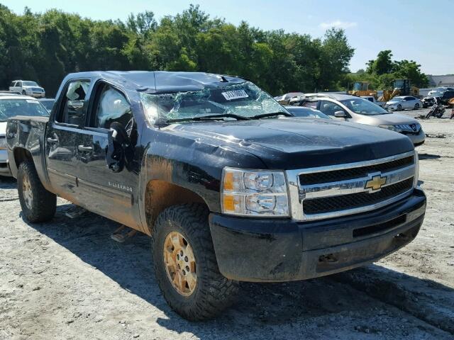 3GCRKSE31AG125747 - 2010 CHEVROLET SILVERADO BLACK photo 1