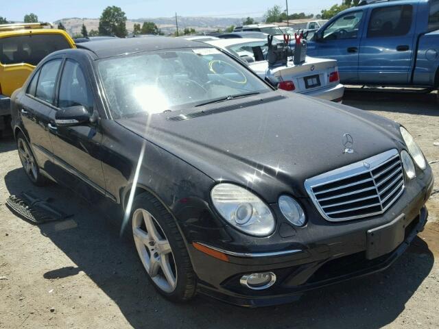 WDBUF56X48B214800 - 2008 MERCEDES-BENZ E 350 BLACK photo 1