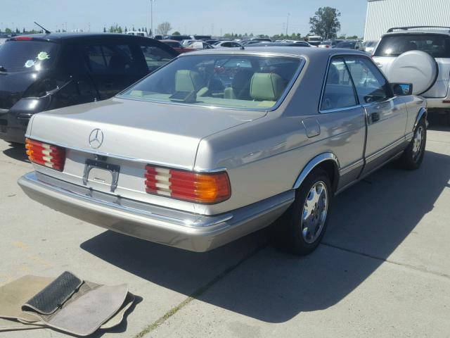 WDBCA45E9LA554401 - 1990 MERCEDES-BENZ 560 SEC BEIGE photo 4