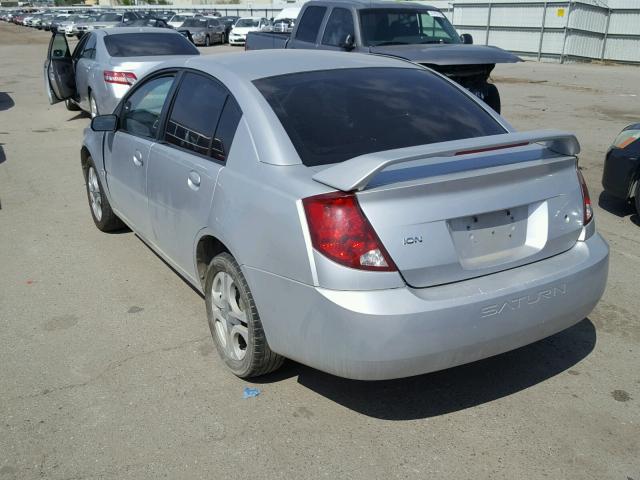 1G8AL52FX4Z141602 - 2004 SATURN ION LEVEL SILVER photo 3