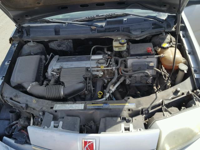 1G8AL52FX4Z141602 - 2004 SATURN ION LEVEL SILVER photo 7