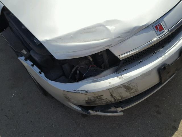 1G8AL52FX4Z141602 - 2004 SATURN ION LEVEL SILVER photo 9