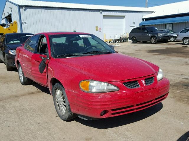 1G2NF52TXYM838957 - 2000 PONTIAC GRAND AM S RED photo 1