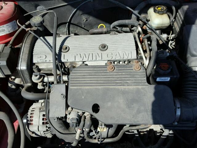 1G2NF52TXYM838957 - 2000 PONTIAC GRAND AM S RED photo 7