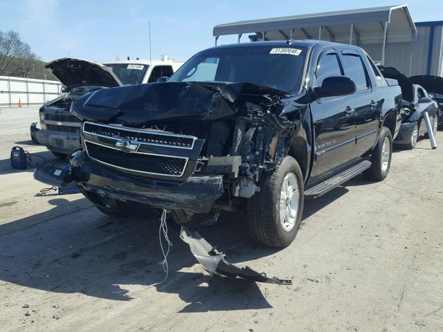 3GNFK12377G198378 - 2007 CHEVROLET AVALANCHE BLACK photo 2