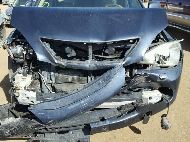 JTJHW31U072034715 - 2007 LEXUS RX 400H BLUE photo 7