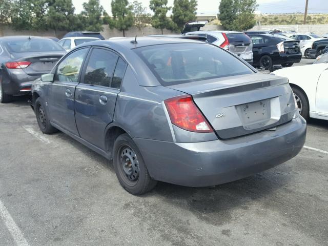 1G8AJ55F27Z113508 - 2007 SATURN ION LEVEL GRAY photo 3