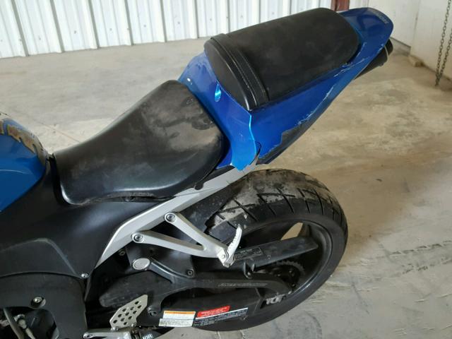 JH2PC40027M004526 - 2007 HONDA CBR600 RR BLUE photo 6