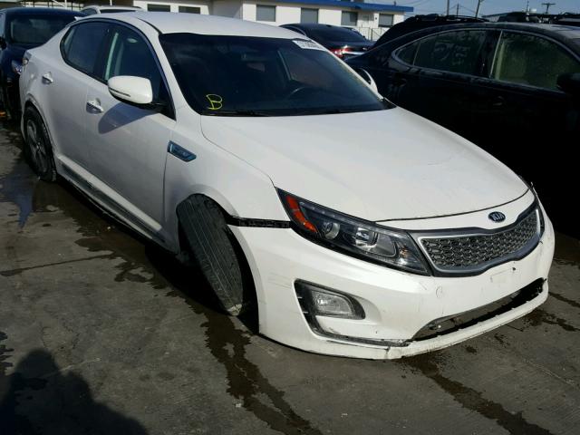 KNAGM4AD8G5094604 - 2016 KIA OPTIMA HYB WHITE photo 1