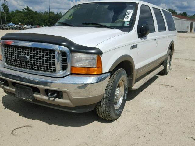 1FMNU42S1YED96224 - 2000 FORD EXCURSION WHITE photo 2