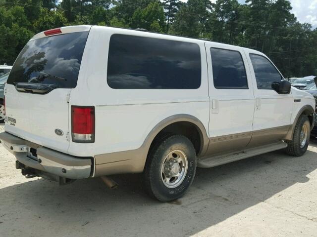 1FMNU42S1YED96224 - 2000 FORD EXCURSION WHITE photo 4
