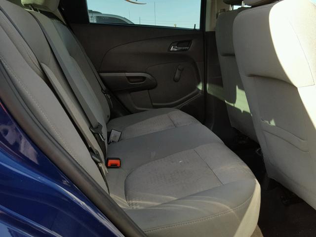 1G1JA6SH3E4157537 - 2014 CHEVROLET SONIC LS 蓝色 照片 6