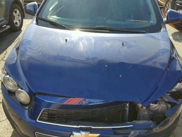 1G1JA6SH3E4157537 - 2014 CHEVROLET SONIC LS 蓝色 照片 7