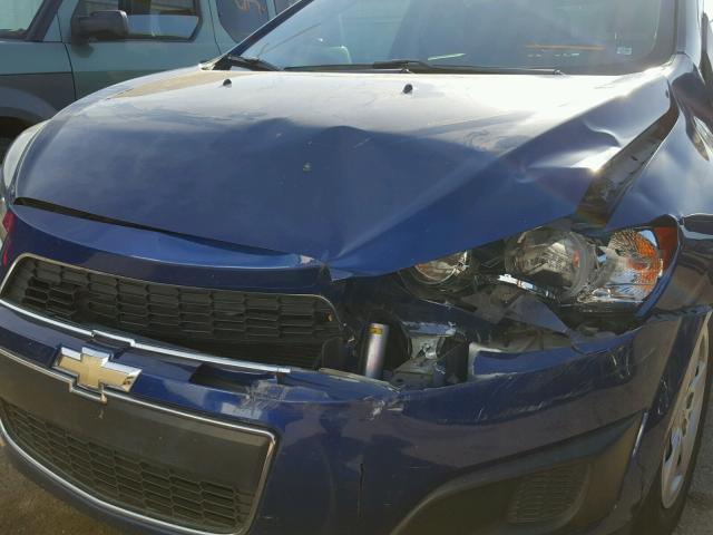 1G1JA6SH3E4157537 - 2014 CHEVROLET SONIC LS 蓝色 照片 9