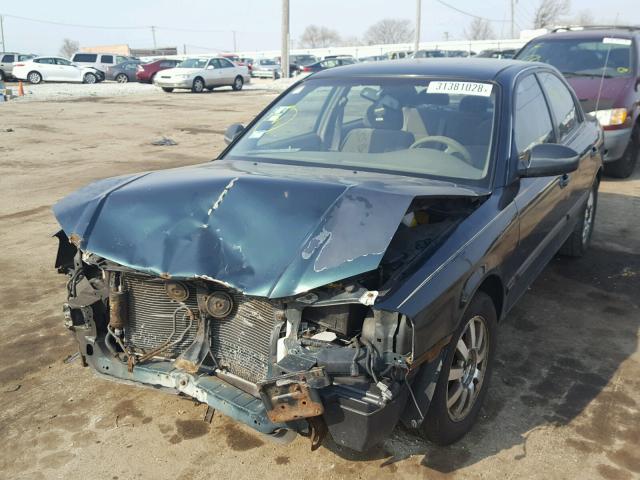 KNAGD126425106433 - 2002 KIA OPTIMA MAG GREEN photo 2