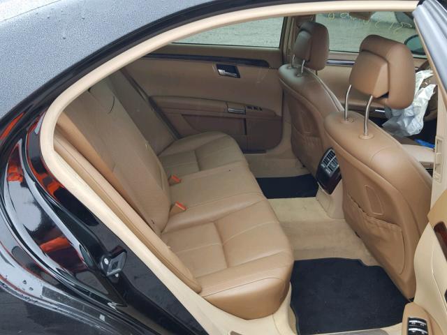 WDDNG86X19A246105 - 2009 MERCEDES-BENZ S 550 4MAT TAN photo 6