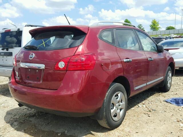 JN8AS5MT2FW667503 - 2015 NISSAN ROGUE SELE RED photo 4