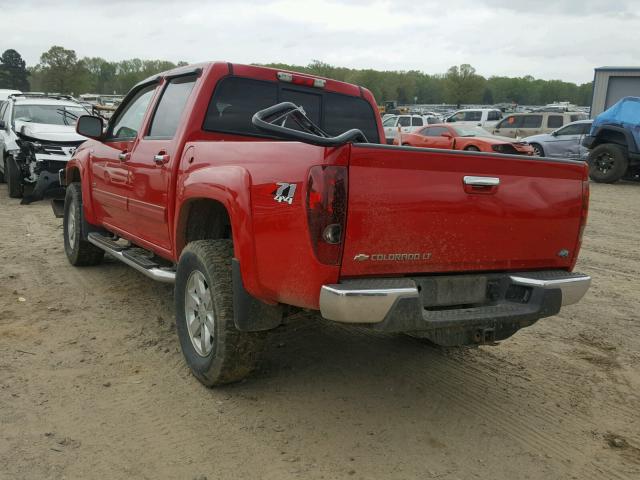 1GCHTDFP6C8113656 - 2012 CHEVROLET COLORADO L RED photo 3