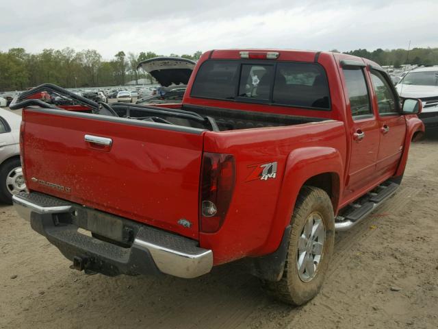 1GCHTDFP6C8113656 - 2012 CHEVROLET COLORADO L RED photo 4