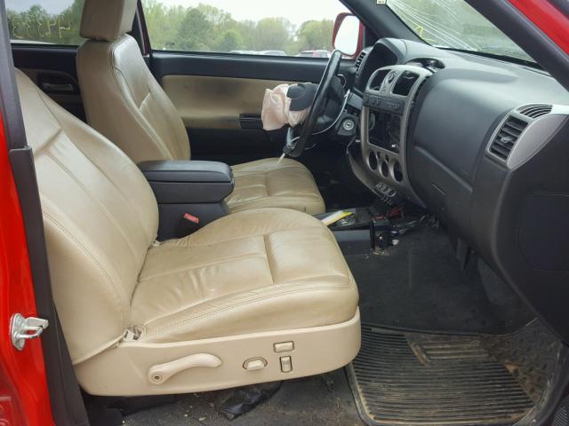 1GCHTDFP6C8113656 - 2012 CHEVROLET COLORADO L RED photo 5