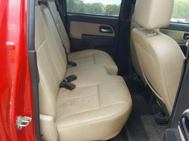 1GCHTDFP6C8113656 - 2012 CHEVROLET COLORADO L RED photo 6