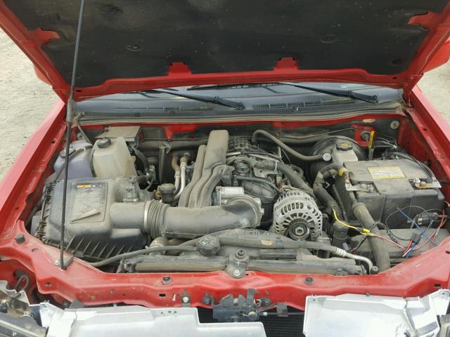 1GCHTDFP6C8113656 - 2012 CHEVROLET COLORADO L RED photo 7