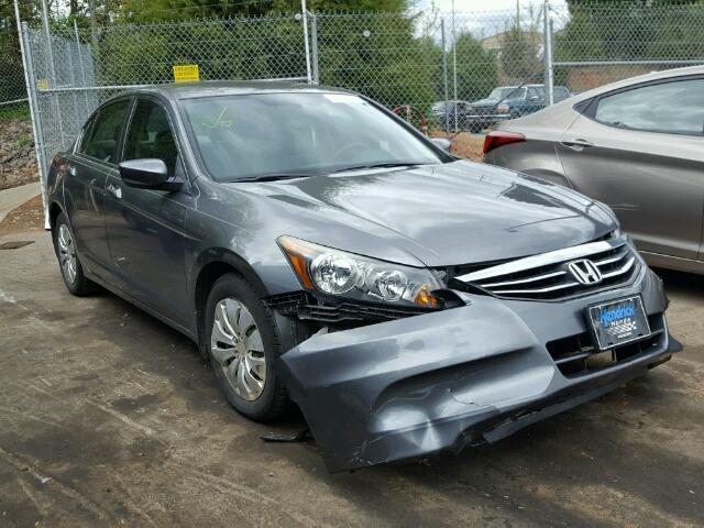 1HGCP2F35CA195809 - 2012 HONDA ACCORD LX GRAY photo 1