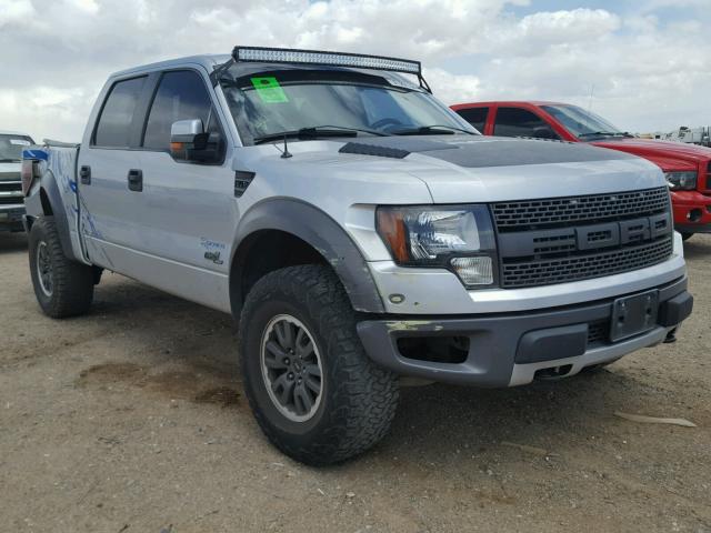 1FTFW1R69BFA36064 - 2011 FORD F150 SVT R SILVER photo 1