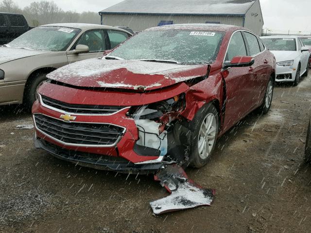 1G1ZJ5SU9GF331600 - 2016 CHEVROLET MALIBU HYB 红色 照片 2