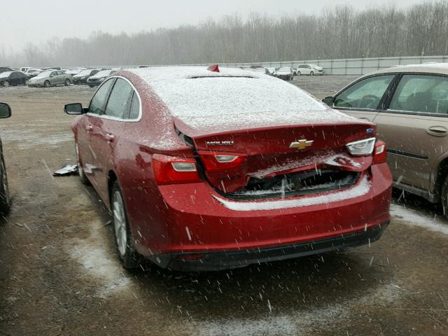 1G1ZJ5SU9GF331600 - 2016 CHEVROLET MALIBU HYB RED photo 3