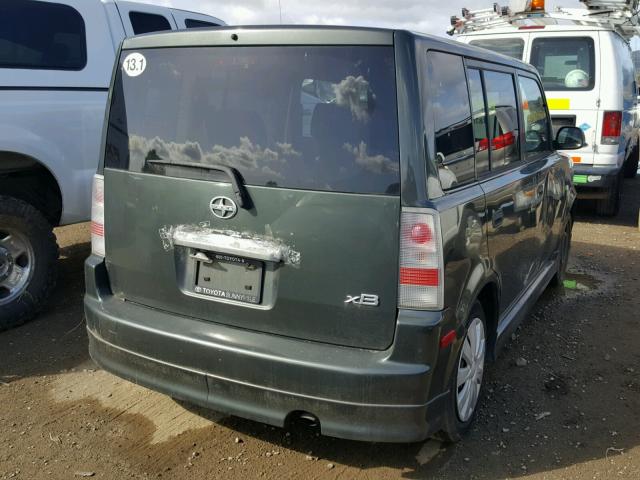 JTLKT334640149250 - 2004 TOYOTA SCION XB GREEN photo 4